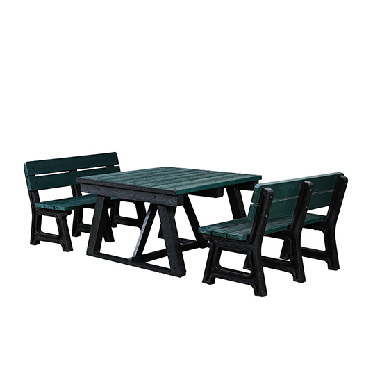 Garden Table with Benches